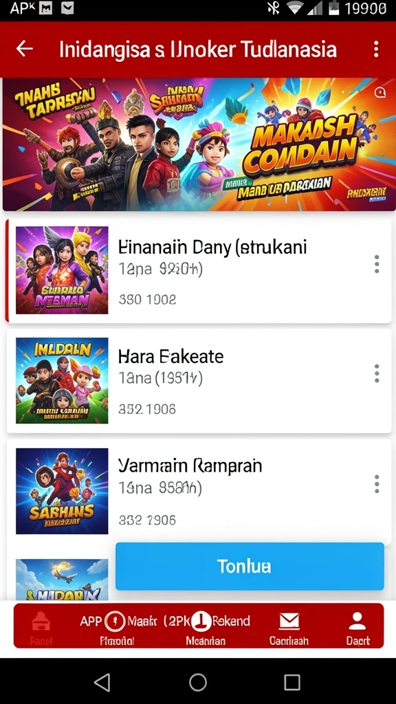 Tampilan awal yang mengesankan dengan grafis menawan.