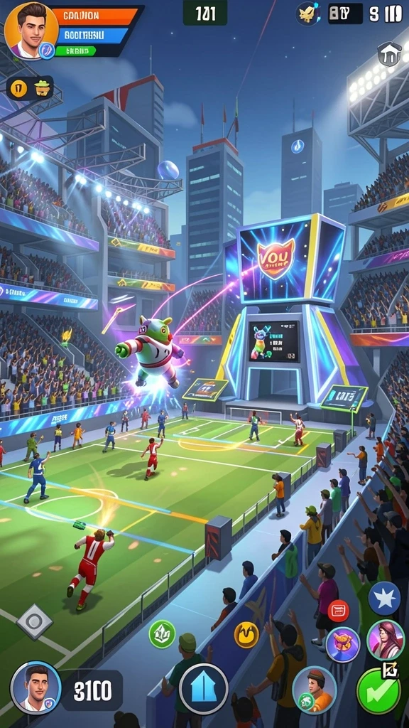 Gameplay yang menarik dan penuh tantangan di setiap level.