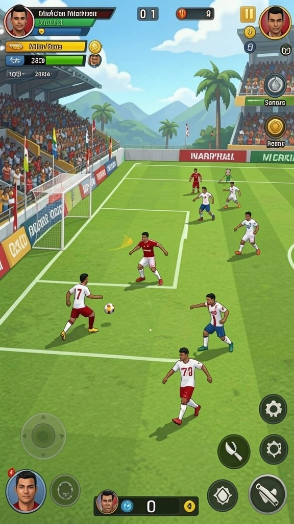 Layar menu yang intuitif dan mudah dinavigasi.