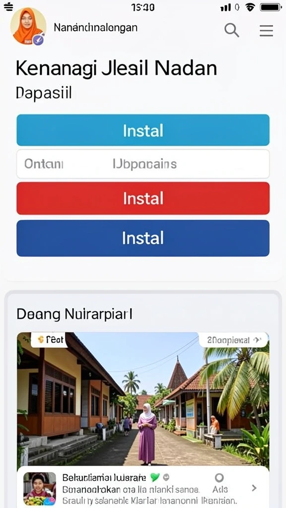 Tampilan menu utama API36 yang menarik dan user-friendly.