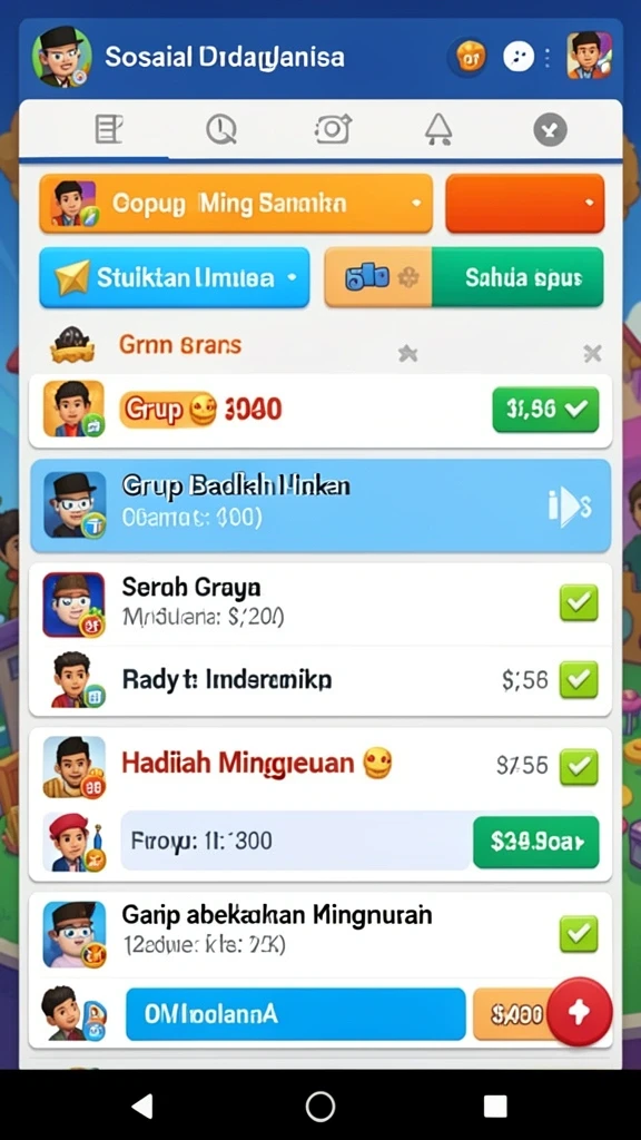 Tampilan antarmuka yang bersih dan menarik.
