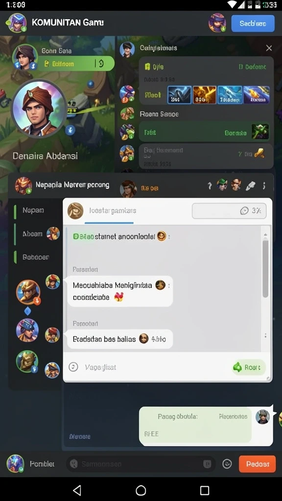 Tampilan antarmuka game yang menarik dan user-friendly.