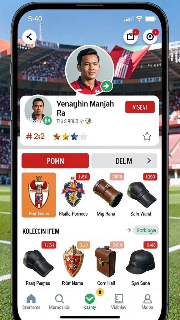 Tampilan antarmuka yang user-friendly.