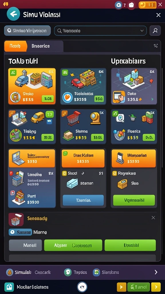 Menu berbagai jenis permainan togel di aplikasi INATOGEL.