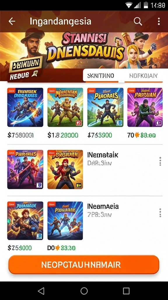 Tampilan gameplay yang seru dengan banyak tantangan.