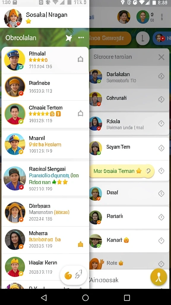 Tangkapan layar memperlihatkan grafis yang memukau dan indah.