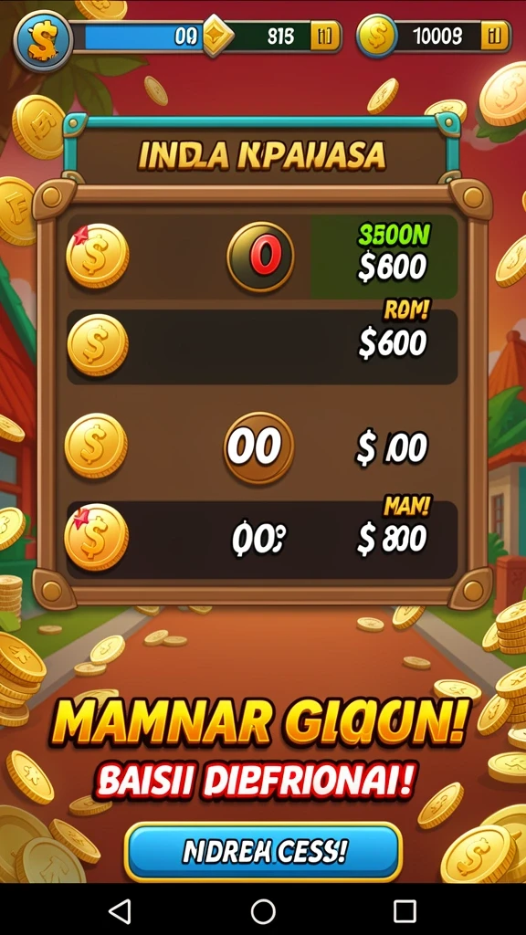 Tampilan antarmuka utama game KKWIN yang menarik.