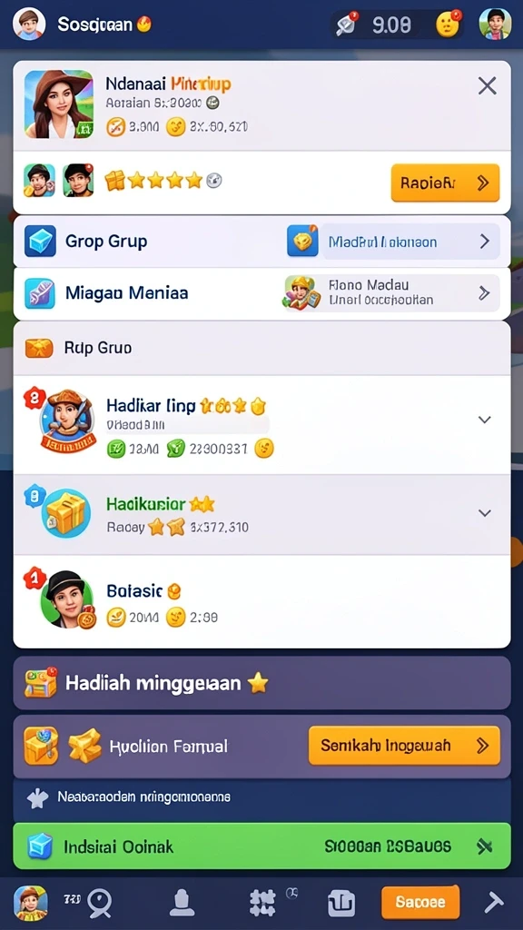 Beragam pilihan permainan judi yang tersedia.