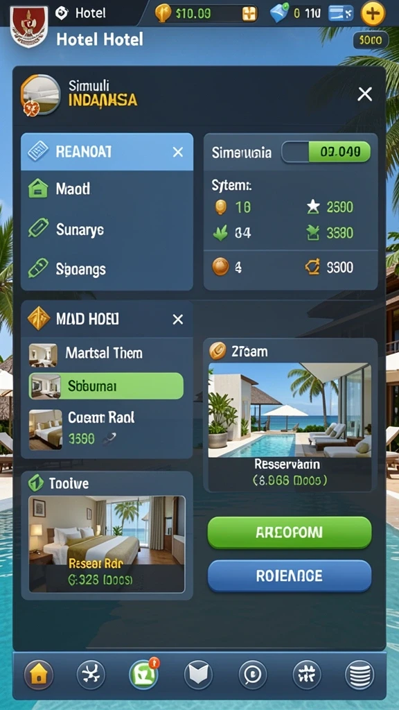 Tampilan awal game MAXSERU yang menarik.