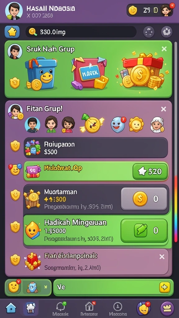 Event mingguan dengan hadiah menarik untuk pemain.