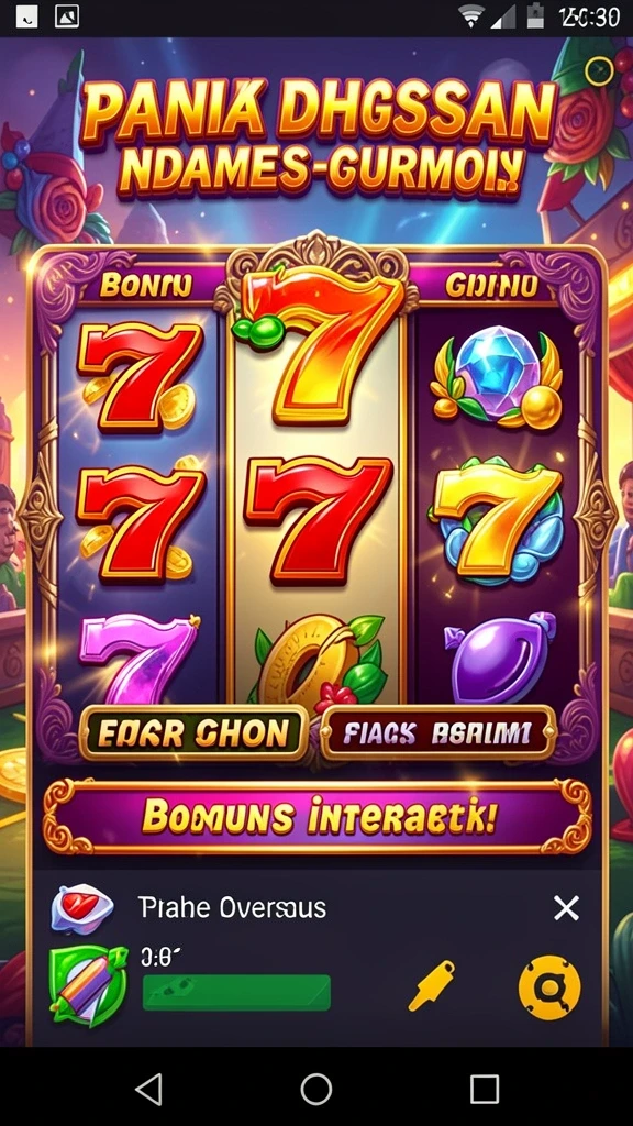 Pemandangan alam yang indah dalam game.