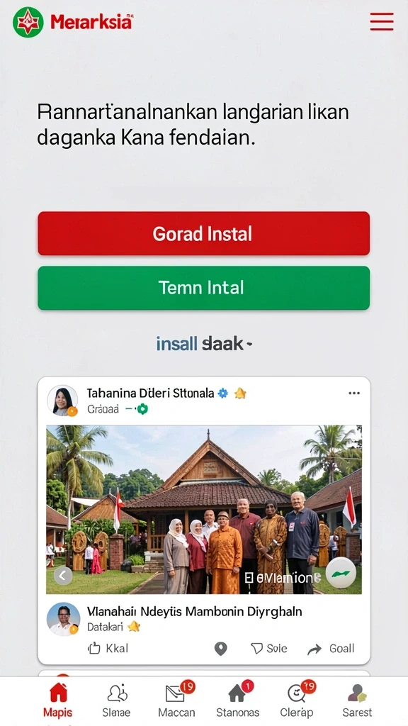 Tampilan antarmuka yang modern dan menarik.