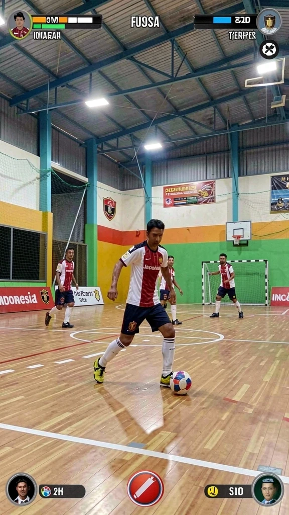 Screenshot menampilkan karakter utama dalam aksi petualangan.
