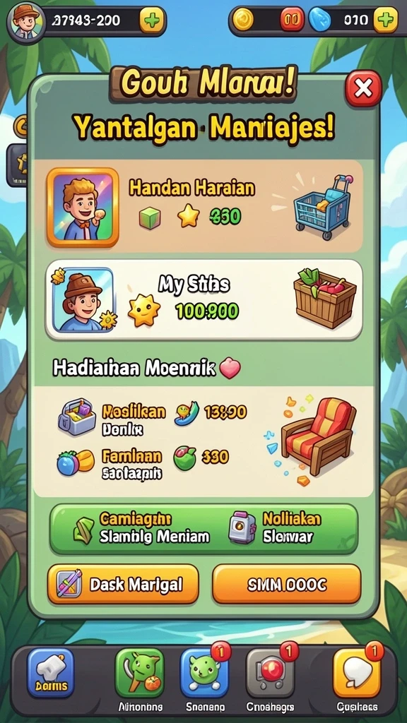 Sistem multiplayer yang seru dan interaktif.
