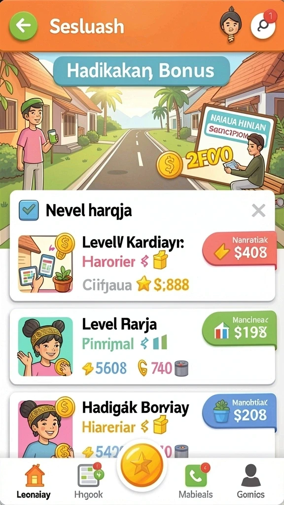 Tampilan grafis yang memukau dan menarik perhatian.