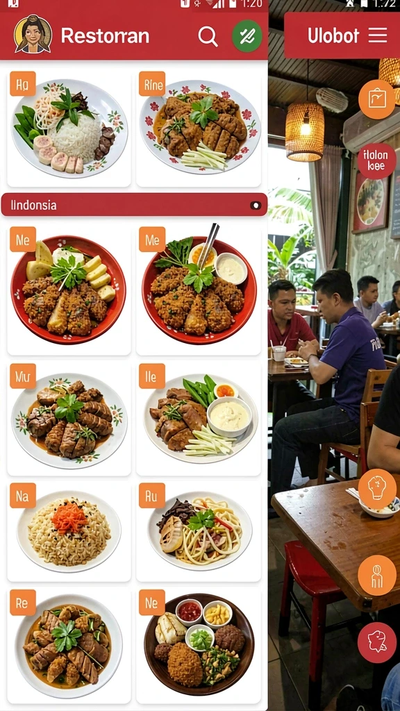 Tampilan antarmuka yang user-friendly dan menarik.