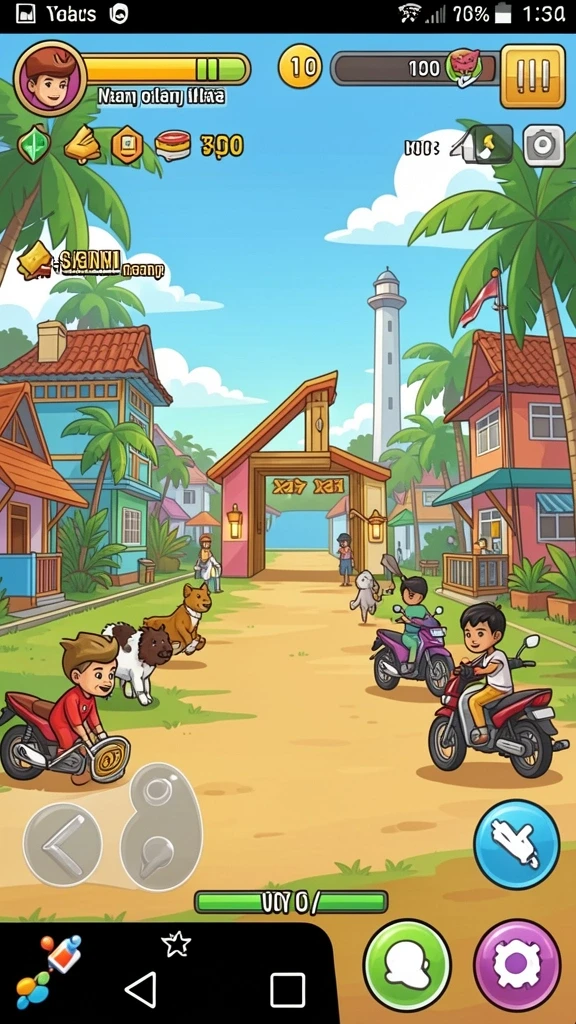 Mode permainan yang beragam dan menarik.
