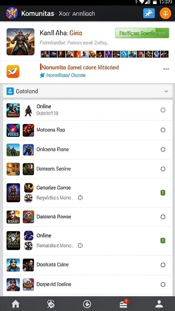 Tampilan permainan slot yang menarik dan bervariasi.