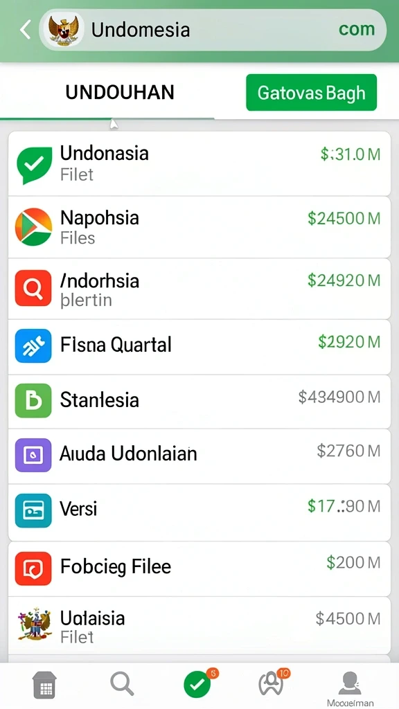 Tampilan antarmuka pengguna yang menarik dan intuitif.