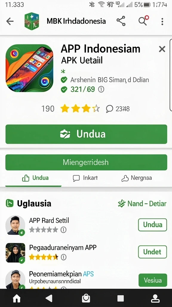 Tampilan antarmuka yang menarik dan mudah digunakan.