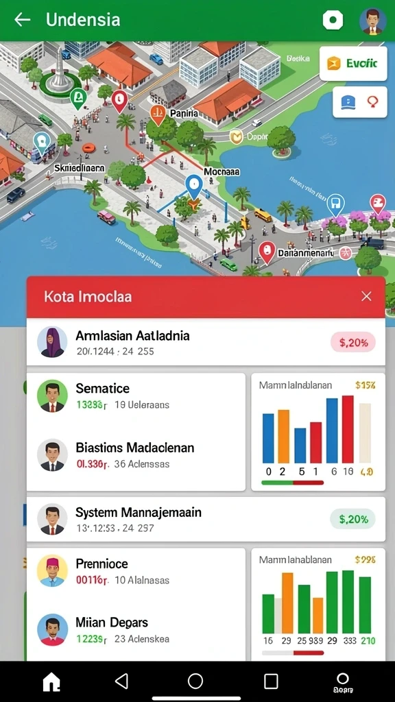 Karakter yang dapat dipilih dengan keahlian unik.