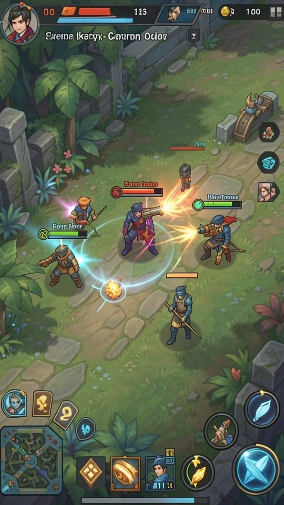 Momen seru saat bermain multiplayer dengan teman.
