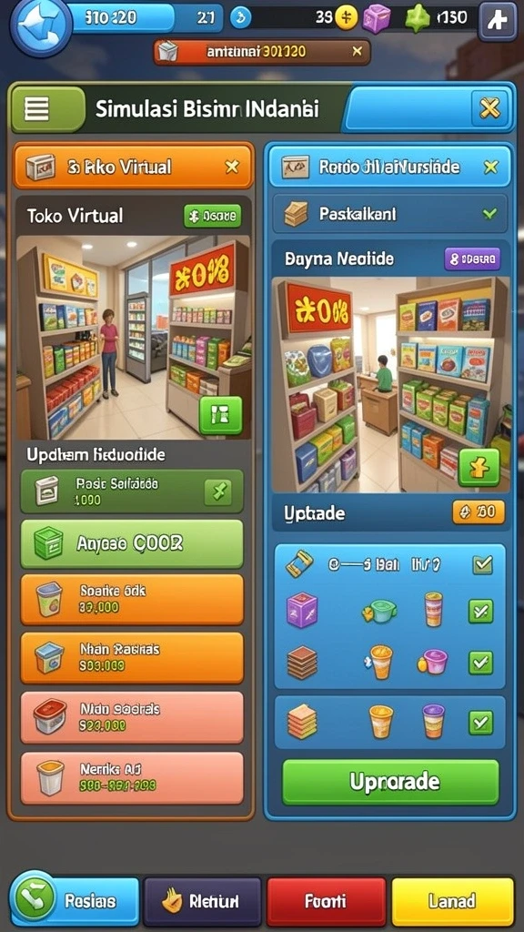 Mode multiplayer yang seru dengan teman.