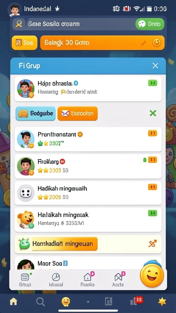 Tampilan awal SPINGILA yang eye-catching.