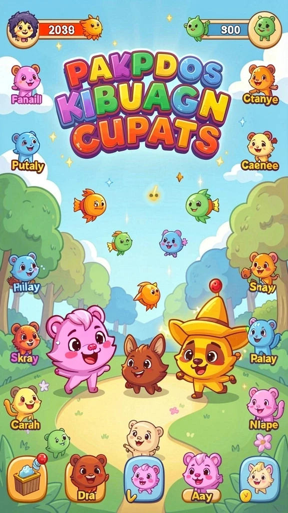 Gameplay seru yang menantang pemain dengan berbagai level.