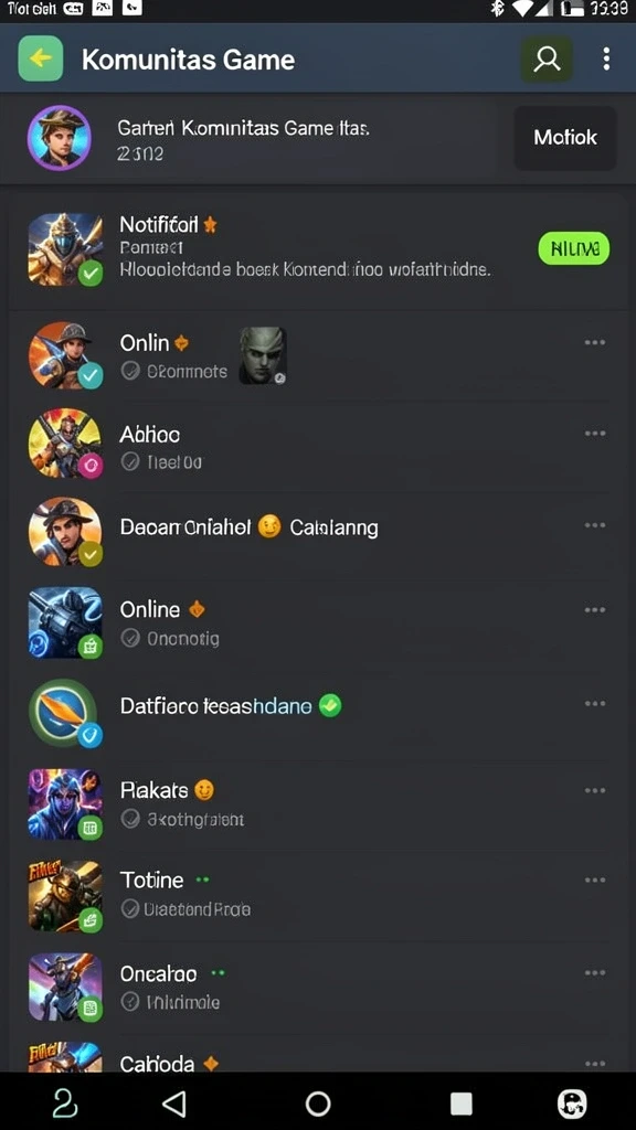 Karakter-karakter unik dengan kemampuan masing-masing.
