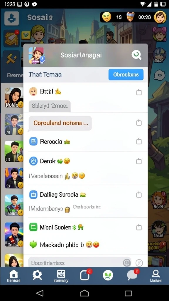 Tangkapan layar menampilkan grafik menawan dari dunia permainan.