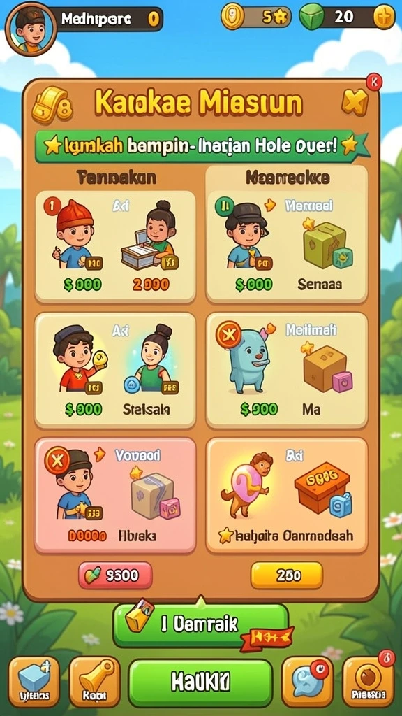 Tangkapan layar menunjukkan mode multiplayer yang seru.