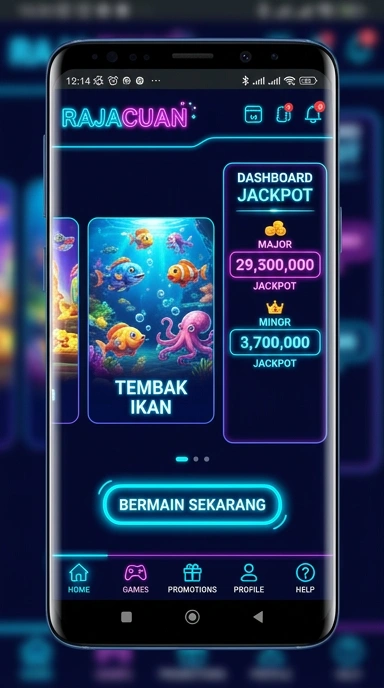 rajacuan — layar beranda
